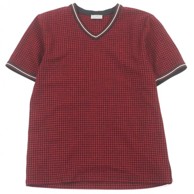 美品 ディオールオム 半袖Tシャツ レッド メンズ S 633C639A3748