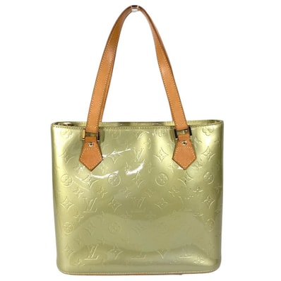 ルイヴィトン LOUIS VUITTON ヒューストン M91053 モノグラムヴェルニ カバン 肩掛け トートバック ショルダーバッグ モノグラムヴェルニキャンバス グリ グレー系