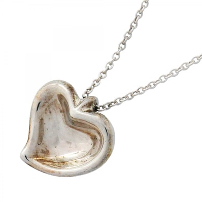 ★SALE【6jfb0480-k】ティファニー ネックレス フルハート シルバー925【中古】レディース