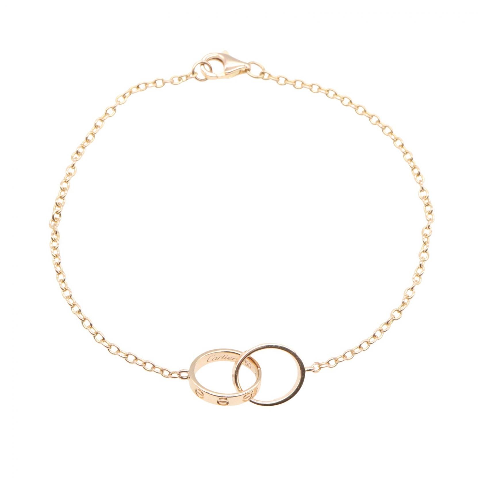 カルティエ CARTIER ベビーラブブレスレット ブレスレット アクセサリー K18PG(ピンクゴールド) レディース ゴールド系 【中古】