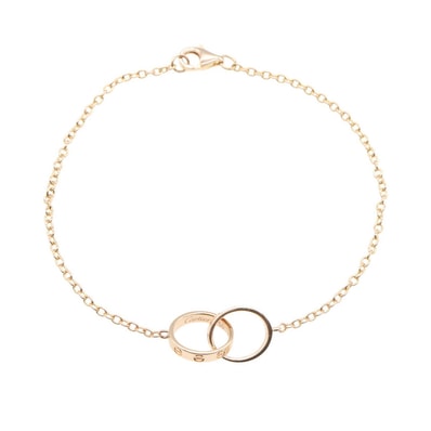 カルティエ CARTIER ベビーラブブレスレット ブレスレット アクセサリー K18PG(ピンクゴールド) レディース ゴールド系 【中古】