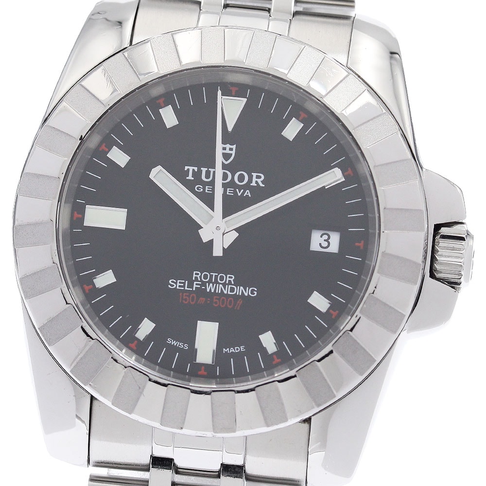 チュードル スポーツコレクション デイト 20010 メンズ 【中古】