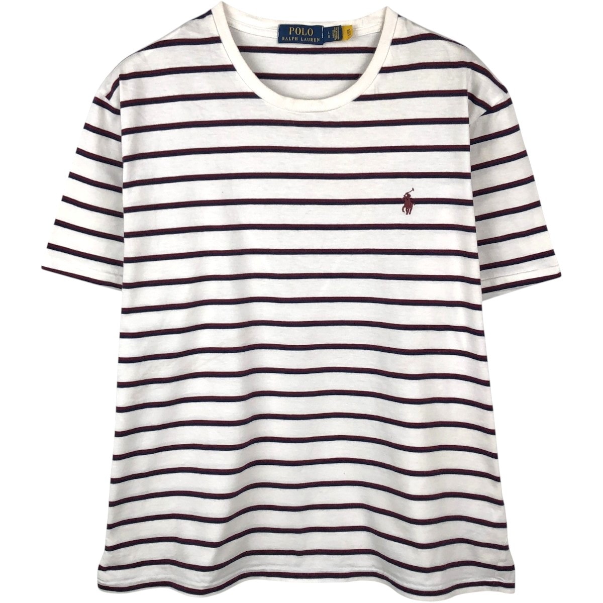 古着 ラルフローレン Ralph Lauren POLO RALPH LAUREN マルチボーダー 半袖 ボーダーTシャツ メンズL相当/eaa658292