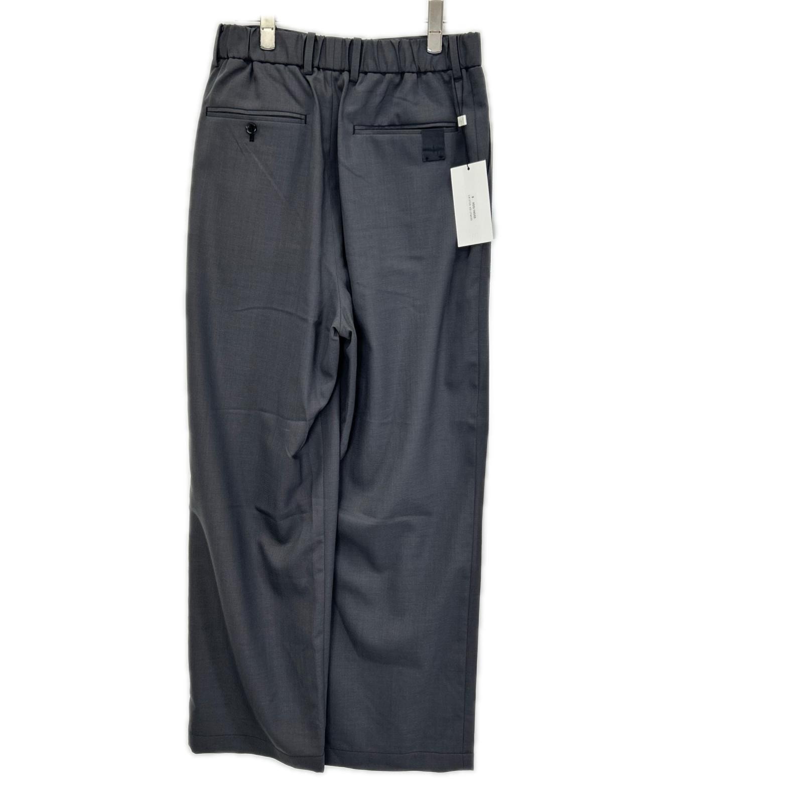エヌハリウッド 2261-PT22-004 26SS チャコール COMPILE EASY TROUSERS/イージーパンツ 36