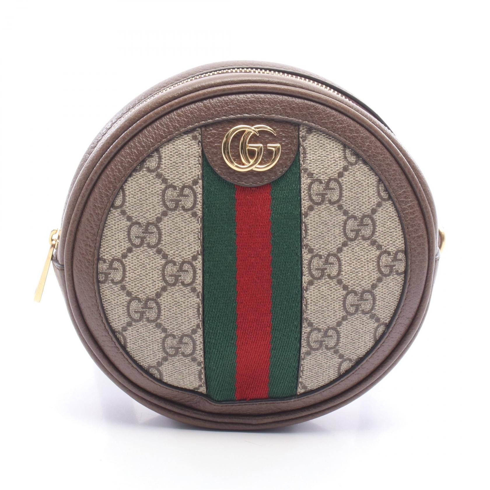 グッチ GUCCI オフィディア GGスプリーム リュックサック バックパック バッグ PVCコーティングキャンバス レザー レディース ベージュ系 / ブラウン系 / マルチカラー 598661 【中古】