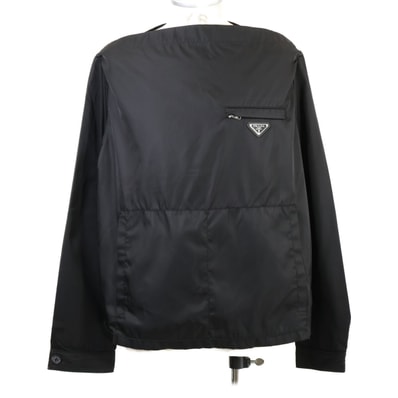 プラダ 【美品/国内正規】SGB755 RE-NYLON トライアングルロゴ プルオーバー トップス 48
