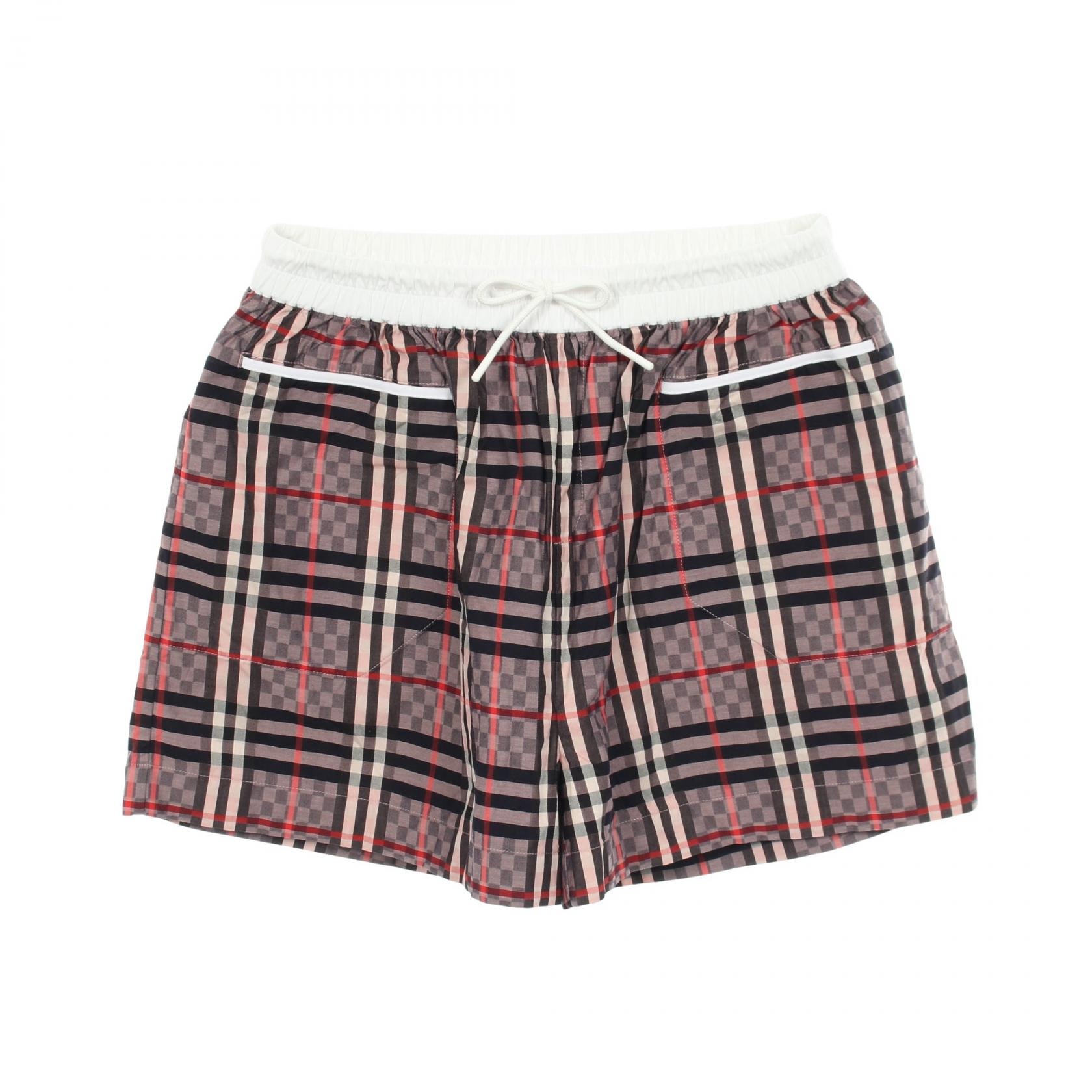 バーバリー BURBERRY チェック柄 キッズ ショート パンツ 衣料品 ボトムス コットン レディース ピンク系 / マルチカラー 8048194 【中古】