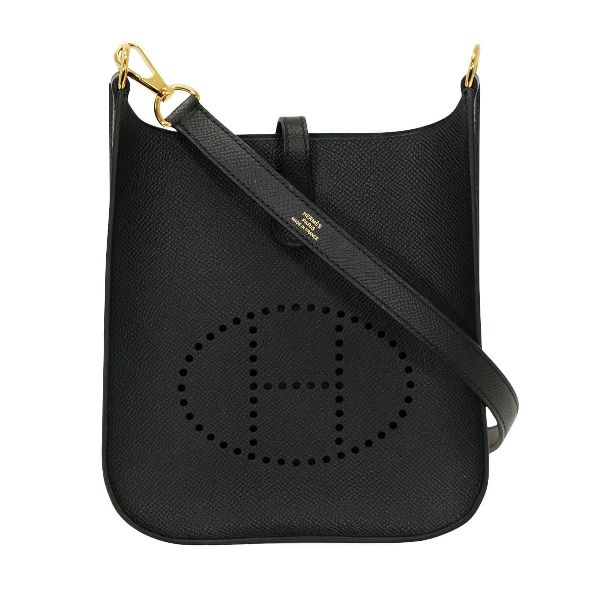 HERMES エルメス ショルダーバッグ エヴリン(エブリン) 16 TPM セリエ 黒 (ブラック) エプソン ゴールド金具 K刻印 新品