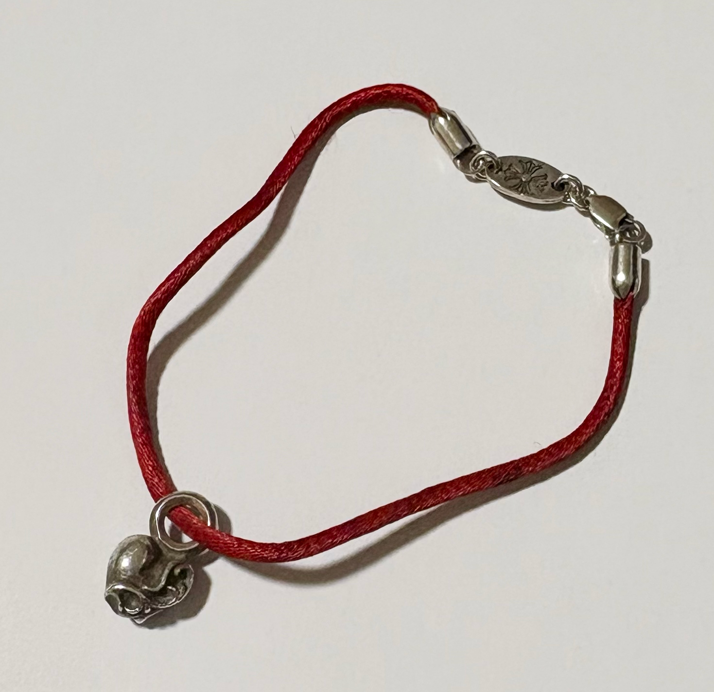Chrome Hearts KZ Bracelet / # 2 Heart Charm "Red"