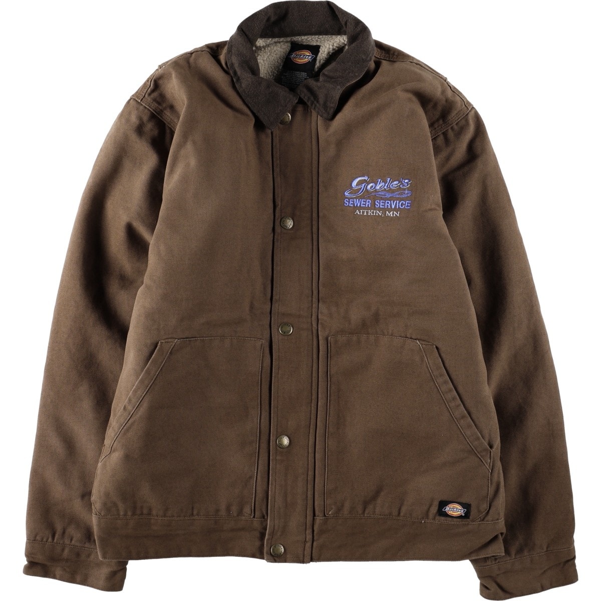 古着 ディッキーズ Dickies トラディショナルジャケットタイプ 中綿入り ダックワークジャケット メンズL相当/eaa682763