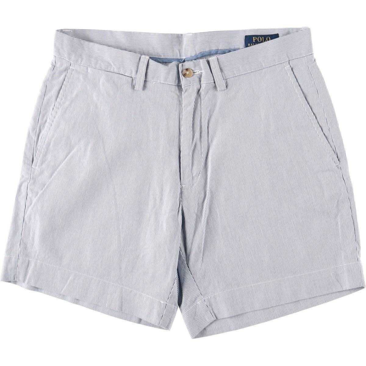 古着 ラルフローレン Ralph Lauren POLO RALPH LAUREN 無地 コットンショーツ ショートパンツ メンズw30相当/eaa626529