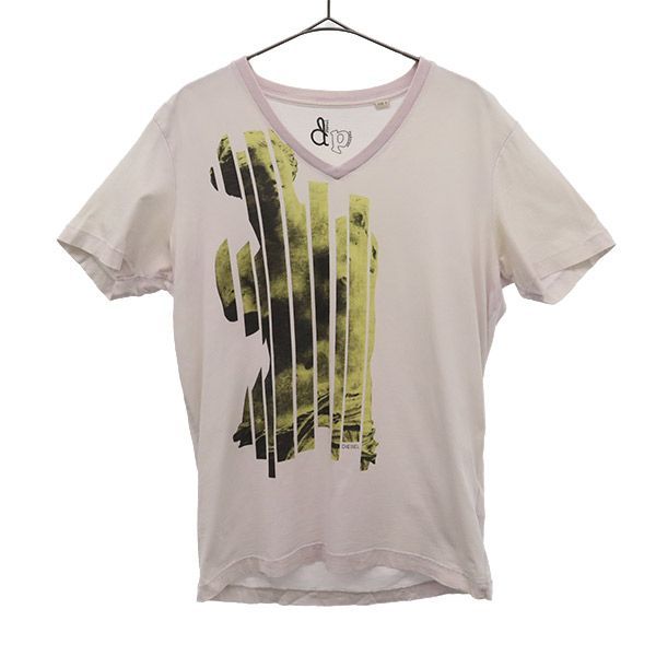 DIESEL ディーゼル 半袖 Vネック Tシャツ