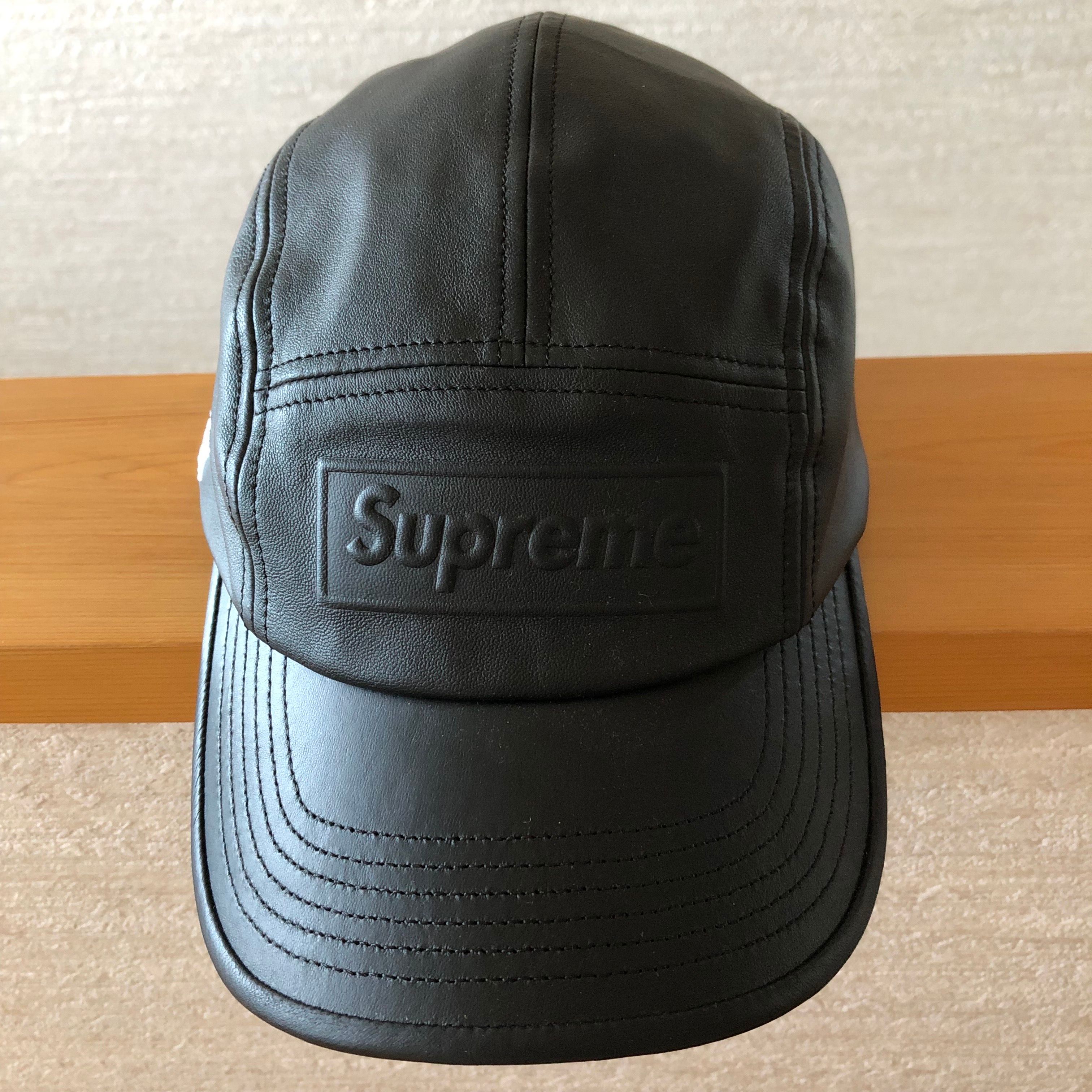 Supreme GORE-TEX Leather Camp Cap 