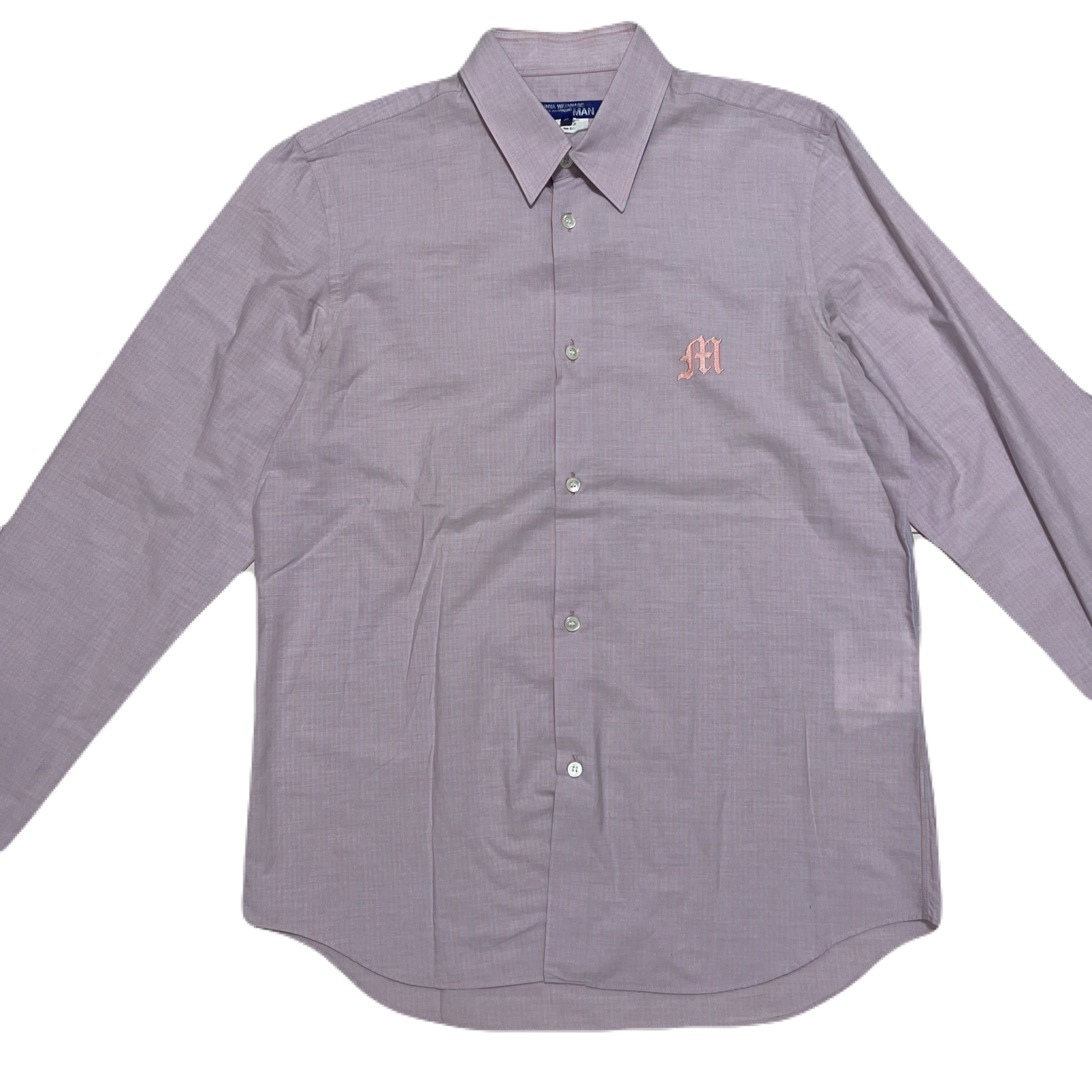 JUNYA WATANABE ジュンヤワタナベ 04SS アンビグラムロゴ ストライプシャツ 長袖 00s アーカイブ