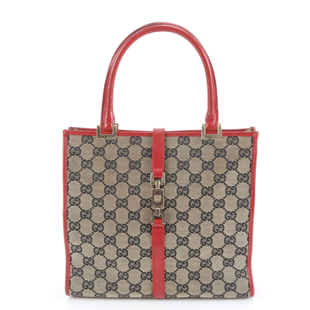 ■極美品 グッチ ジャッキーGG キャンバス 002-1065