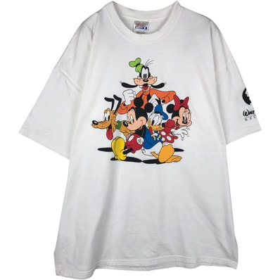 古着 ヘインズ Hanes BEEFY-T MICKEY MOUSE ミッキーマウス キャラクタープリントTシャツ メンズXL相当/eaa633396