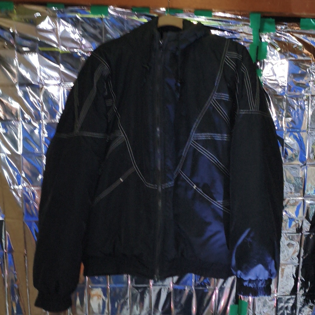 Supreme Zig Zag Stitch Puffy Jacket "Black"