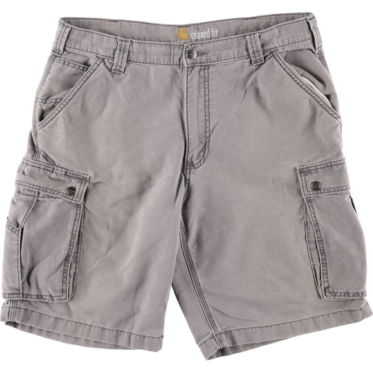 古着 カーハート Carhartt RELAXED FIT ダック カーゴショーツ ハーフパンツ メンズw36相当/eaa534657