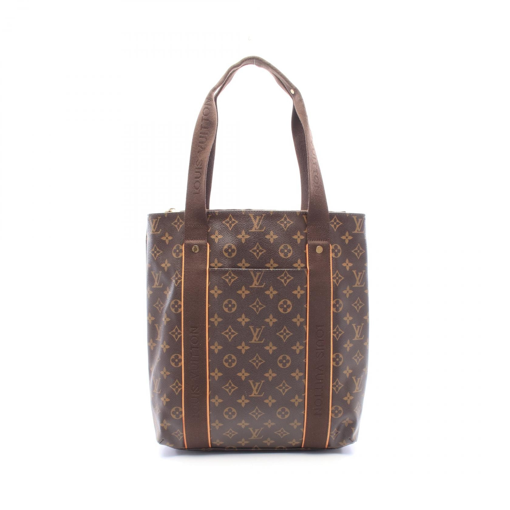 ルイ・ヴィトン LOUIS VUITTON カバ ボブール トートバッグ バッグ PVCコーティングキャンバス レザー モノグラム メンズ レディース ブラウン系 M53013 【中古】