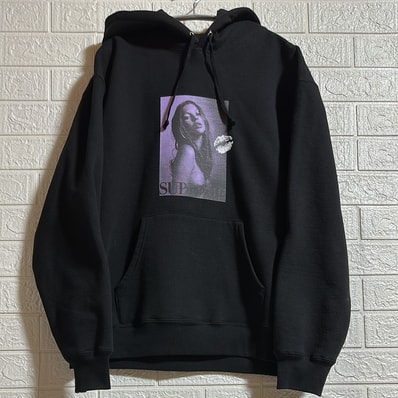 Supreme Kate Moss Hooded Sweatshirt "Black"