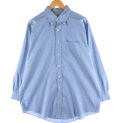 古着 ブルックスブラザーズ Brooks Brothers Est.1818 長袖 ボタンダウンシャツ メンズL相当/eaa558916