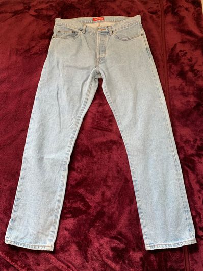 Supreme Stone Washed Slim Jean "Stone Washed Indigo"