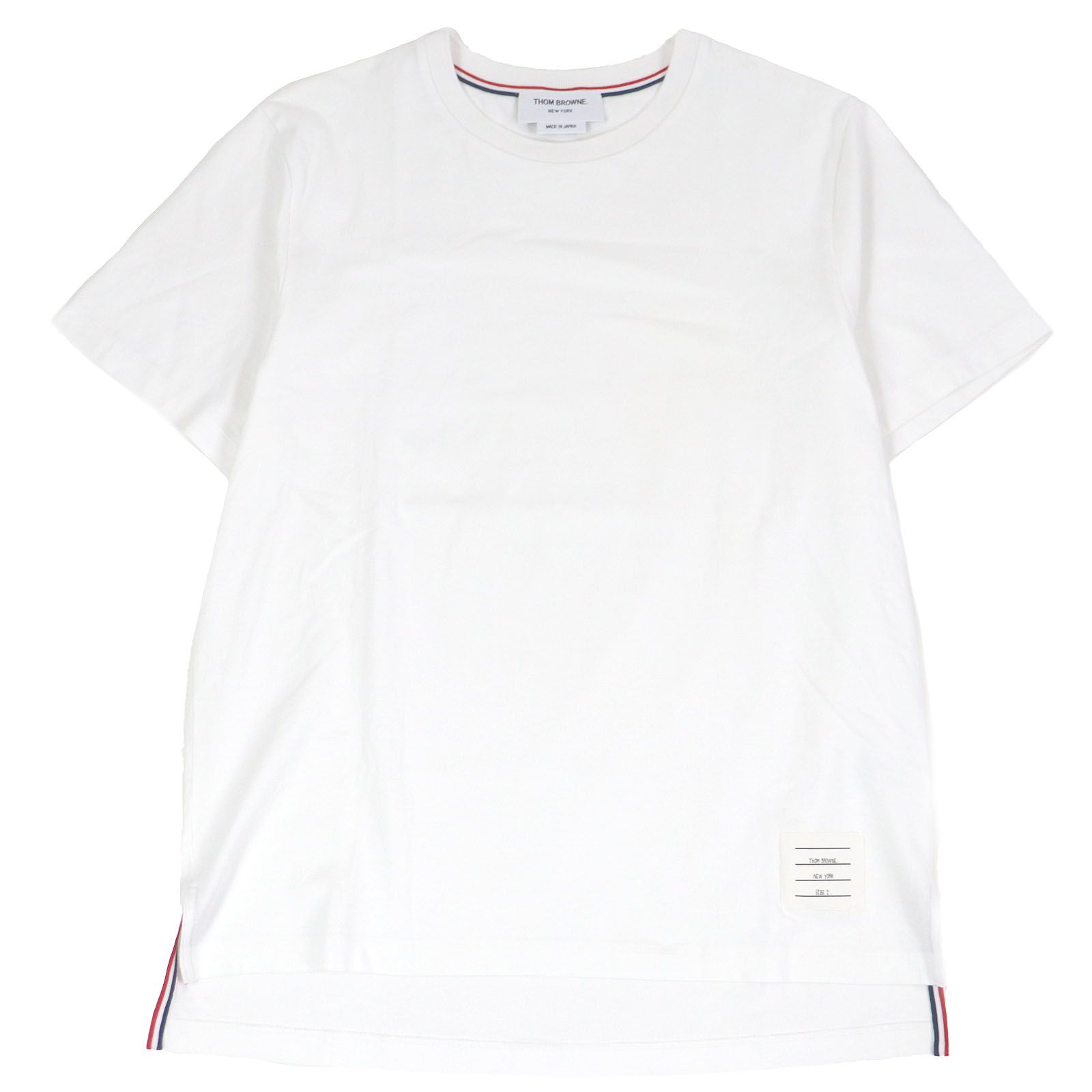トムブラウン 半袖Ｔシャツ ホワイト メンズ 2 MJS067A