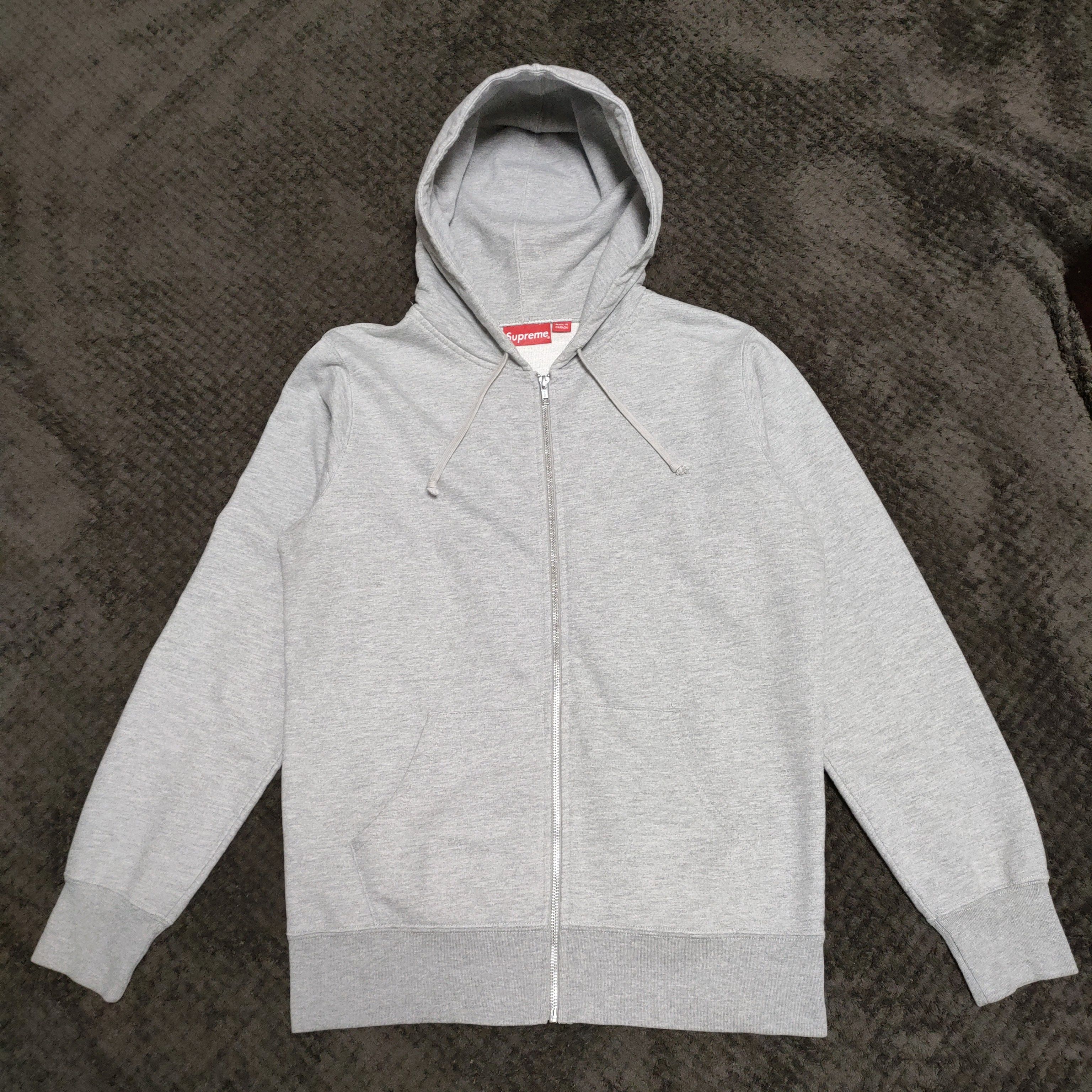 Supreme × ANTIHERO Back Logo Zip Up SweatShirt "Grey"