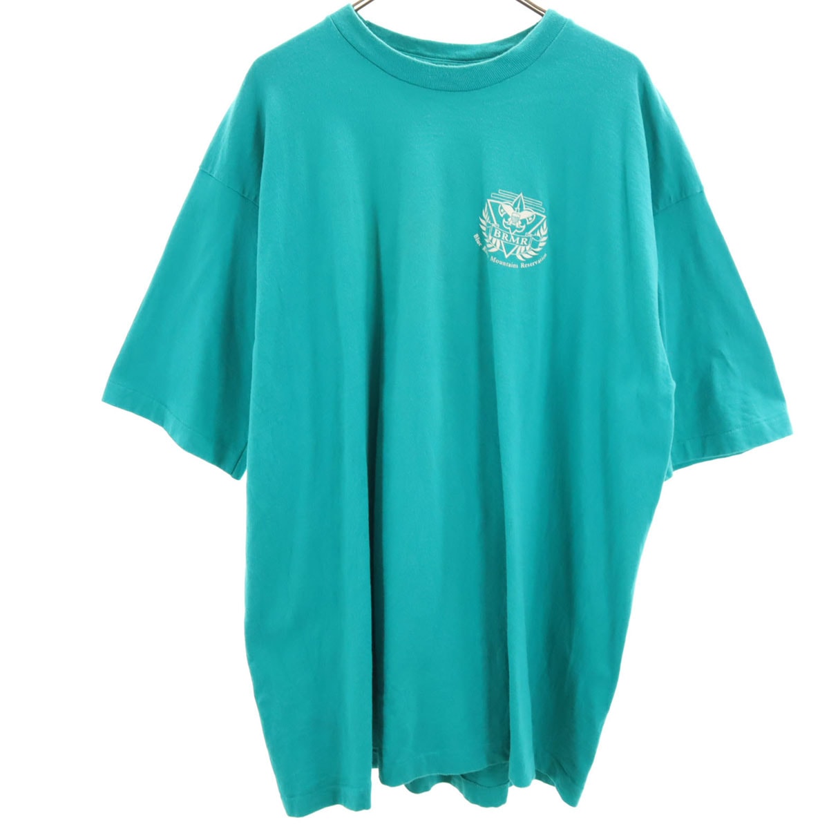 FRUIT OF THE LOOM フルーツオブザルーム 90s USA製 オールド 半袖 Tシャツ XXL グリーン系 ビックサイズ シングルステッチ