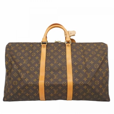 【6db0987】ルイヴィトン ボストンバッグ モノグラム キーポル55 M41424 ブラウン【中古】メンズ レディース ユニセックス