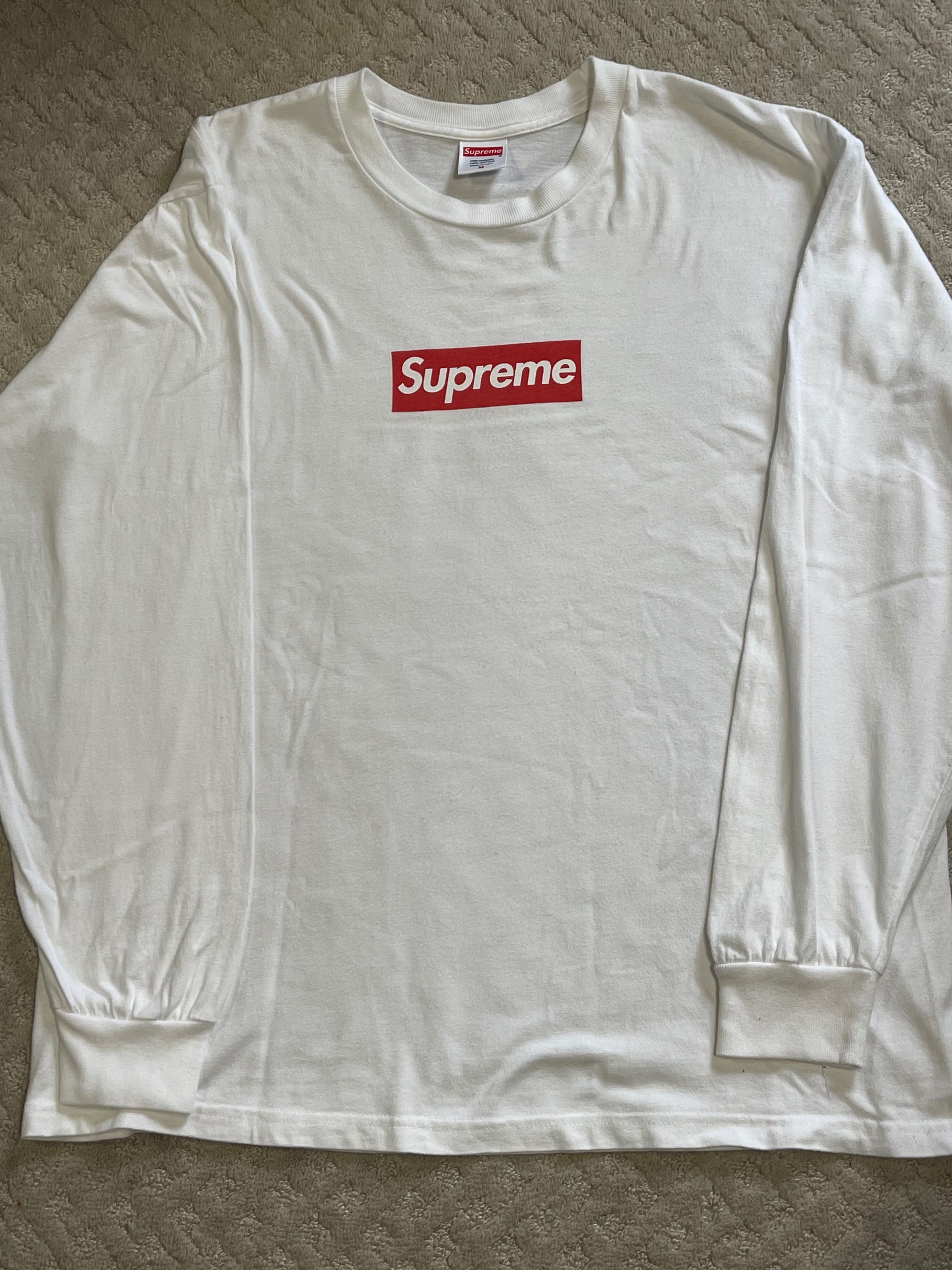 Supreme Box Logo L/S Tee "White"