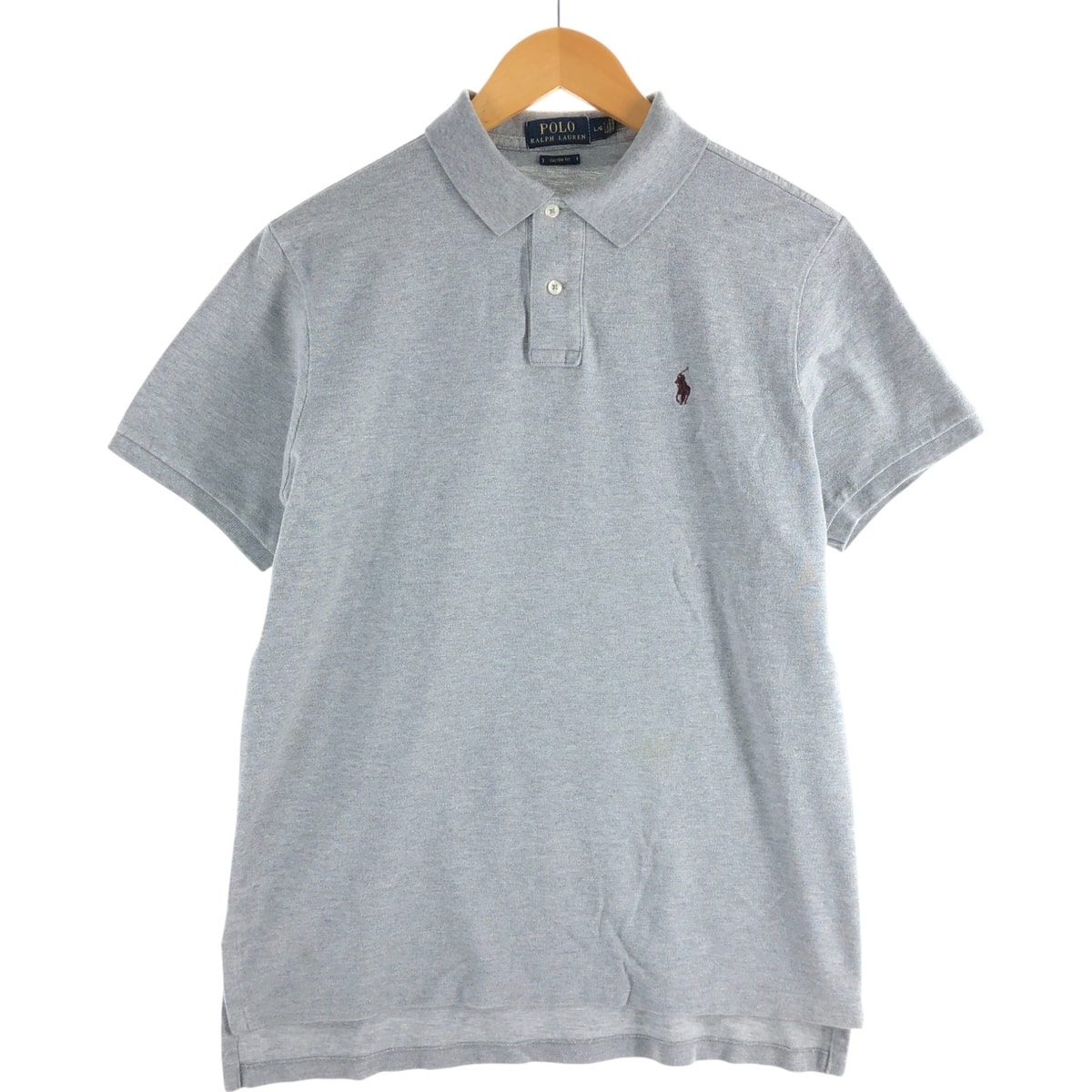 古着 ラルフローレン Ralph Lauren POLO RALPH LAUREN CUSTOM FIT 半袖 ポロシャツ メンズL相当/eaa561377