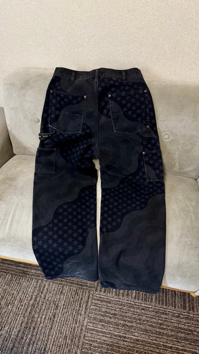 Supreme Flag Double Knee Painter Pant "Black"