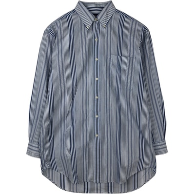 古着 ラルフローレン Ralph Lauren BLAKE マルチストライプ 長袖 ボタンダウンストライプシャツ メンズM相当/eaa618502