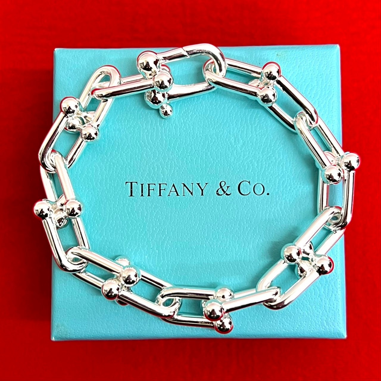 TIFFANY&Co. ティファニー ハードウェア ラージリンク ブレスレット シルバー925 ブレスレット シルバー
94006