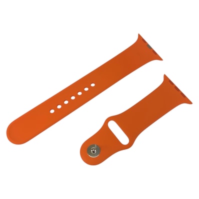 美品 HERMES エルメス スポーツバンド オレンジ ラバー アップルウォッチバンド 45mm 601202 【中古】