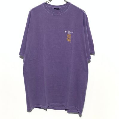 STUSSY GrooveBeats PigmentDyedTee purple