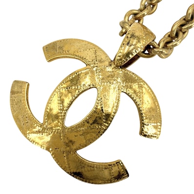 CHANEL シャネル ネックレス ココマーク ペンダント アクセサリー ヴィンテージ GP 94A レディース 約109.7g 1994年【中古品】