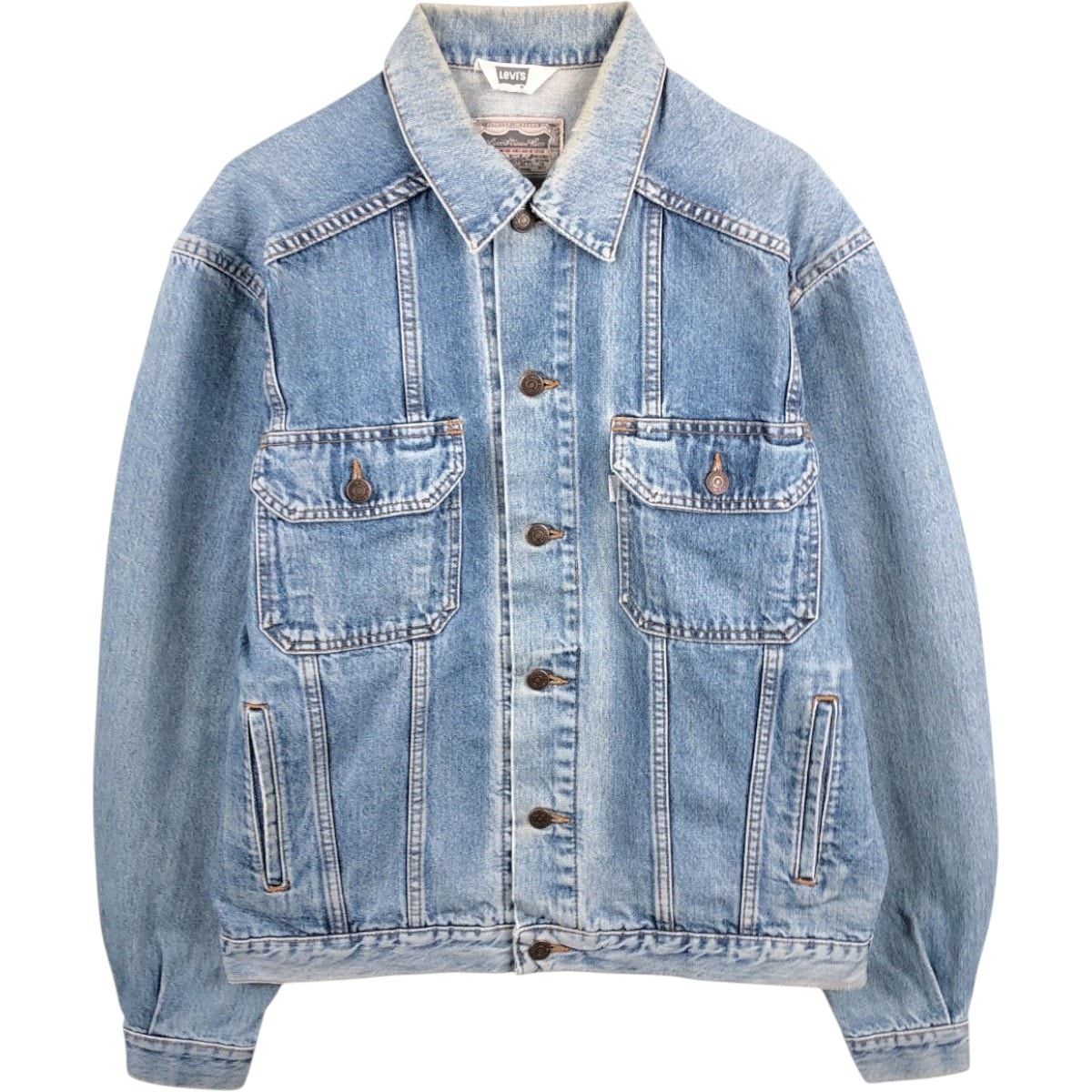 古着 リーバイス Levi's 70511-0603 ユーロモデル デニムジャケット Gジャン イタリア製 メンズM相当/eaa663769