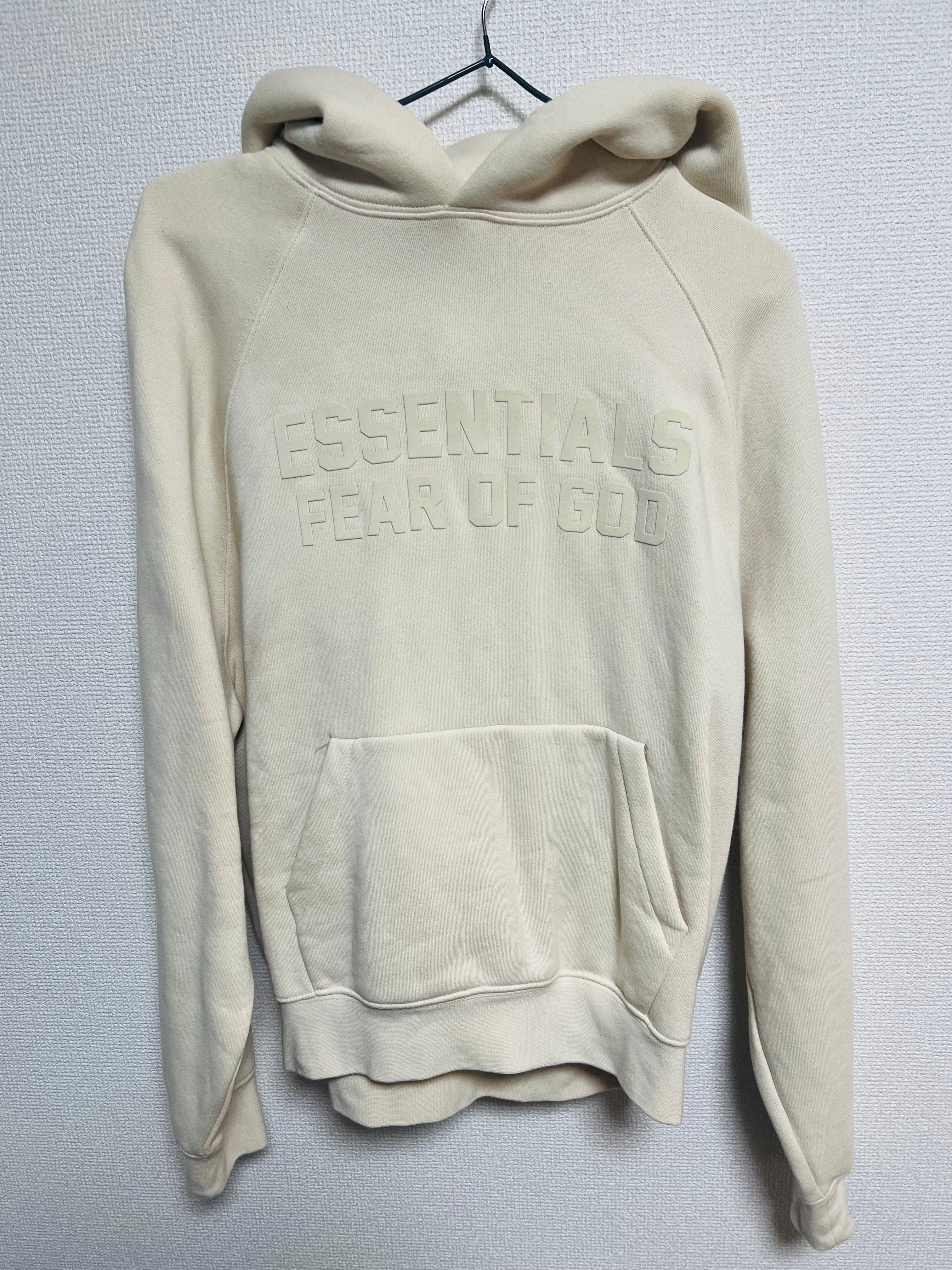 FEAR OF GOD ESSENTIALS Hoodie "Egg Shell"