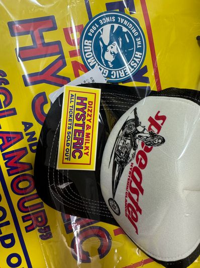 HYSTERIC GLAMOUR Speedster Mesh Cap "Black"