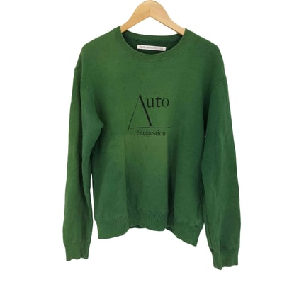 16AW Auto Suggestion プリントクルーネックスウェット【1143724704140】