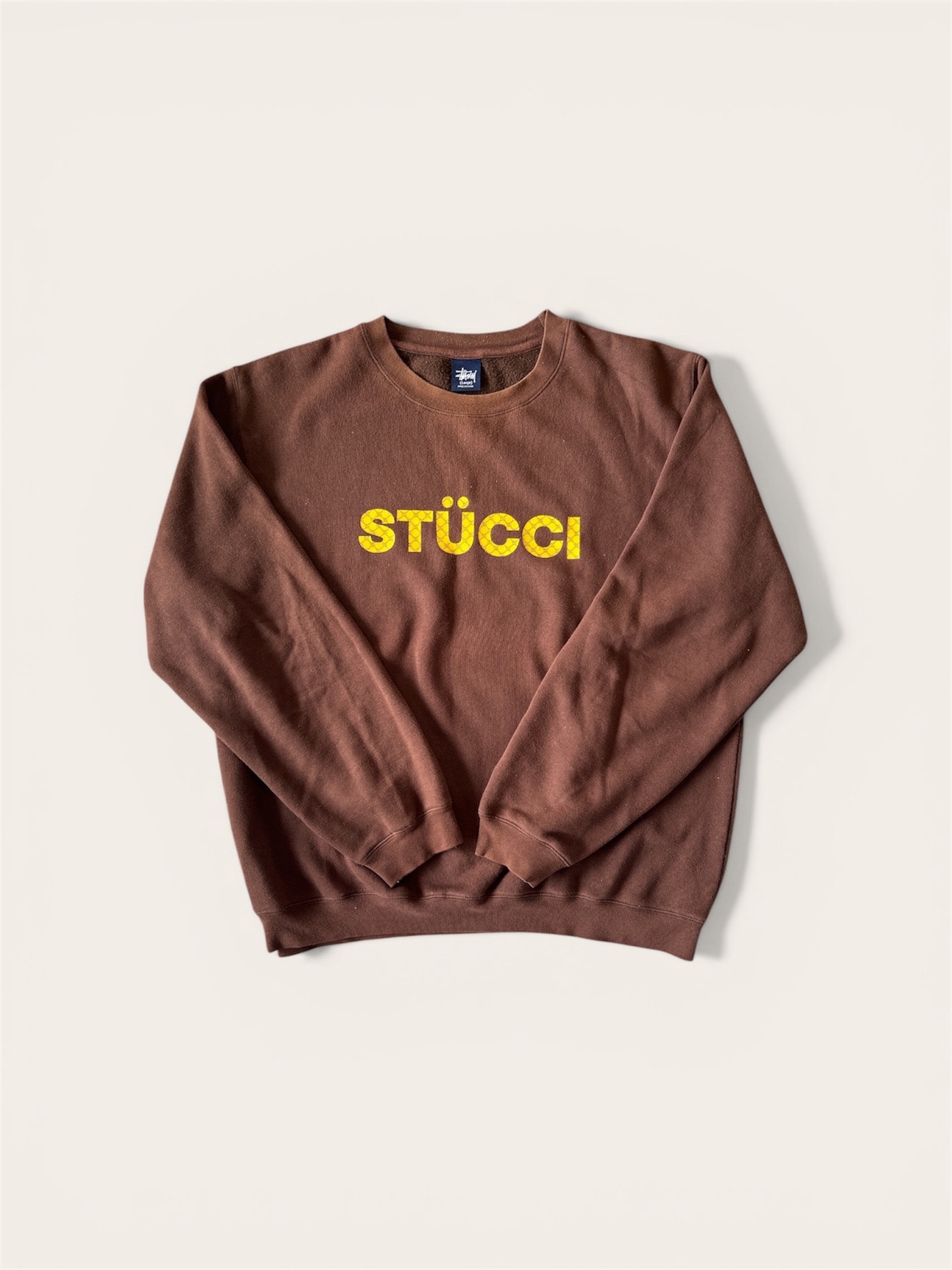 【超レア90'S】Stussy STÜCCI スウェット茶色
