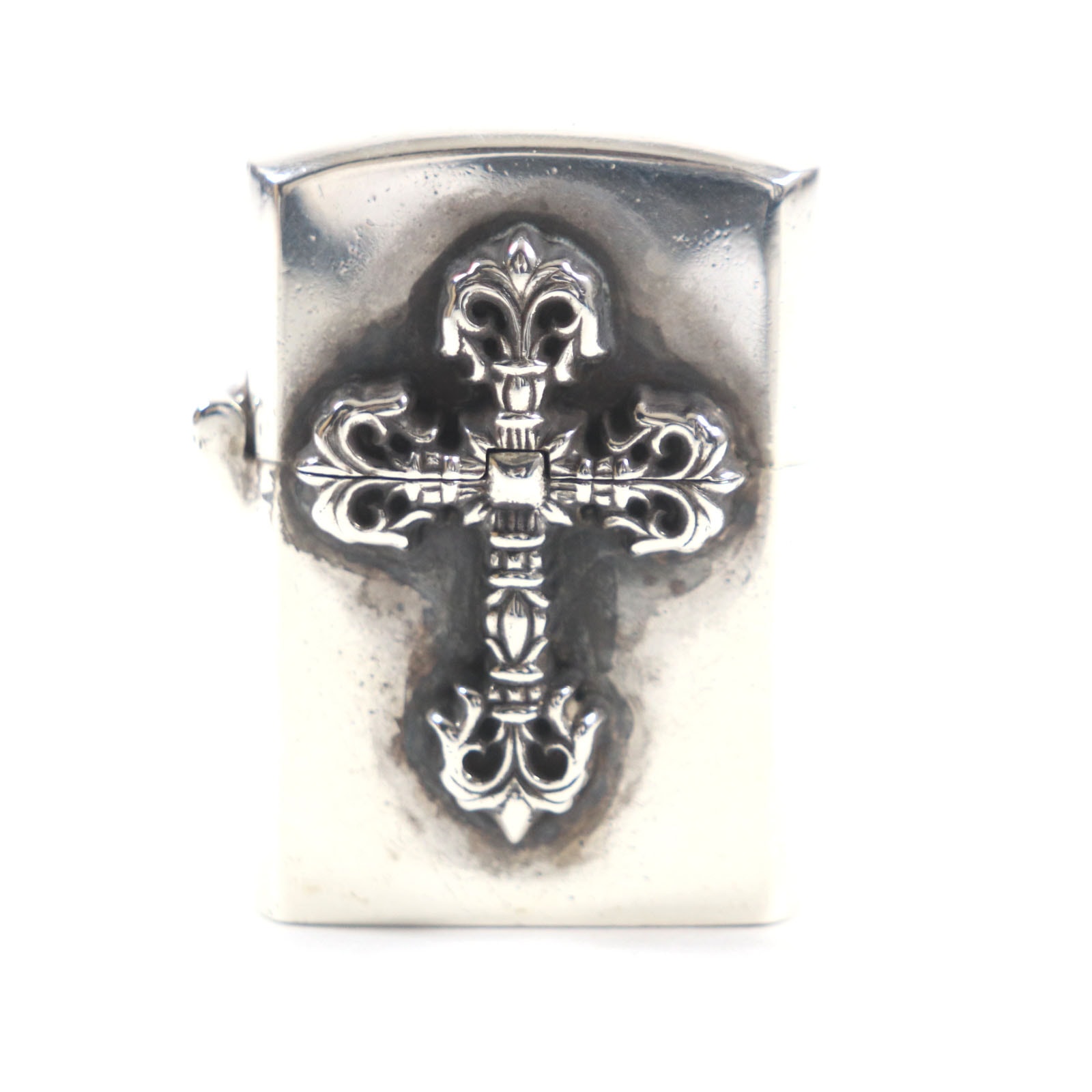 Chrome Hearts Zippo Lighter Case / Philigree Cross "Silver"