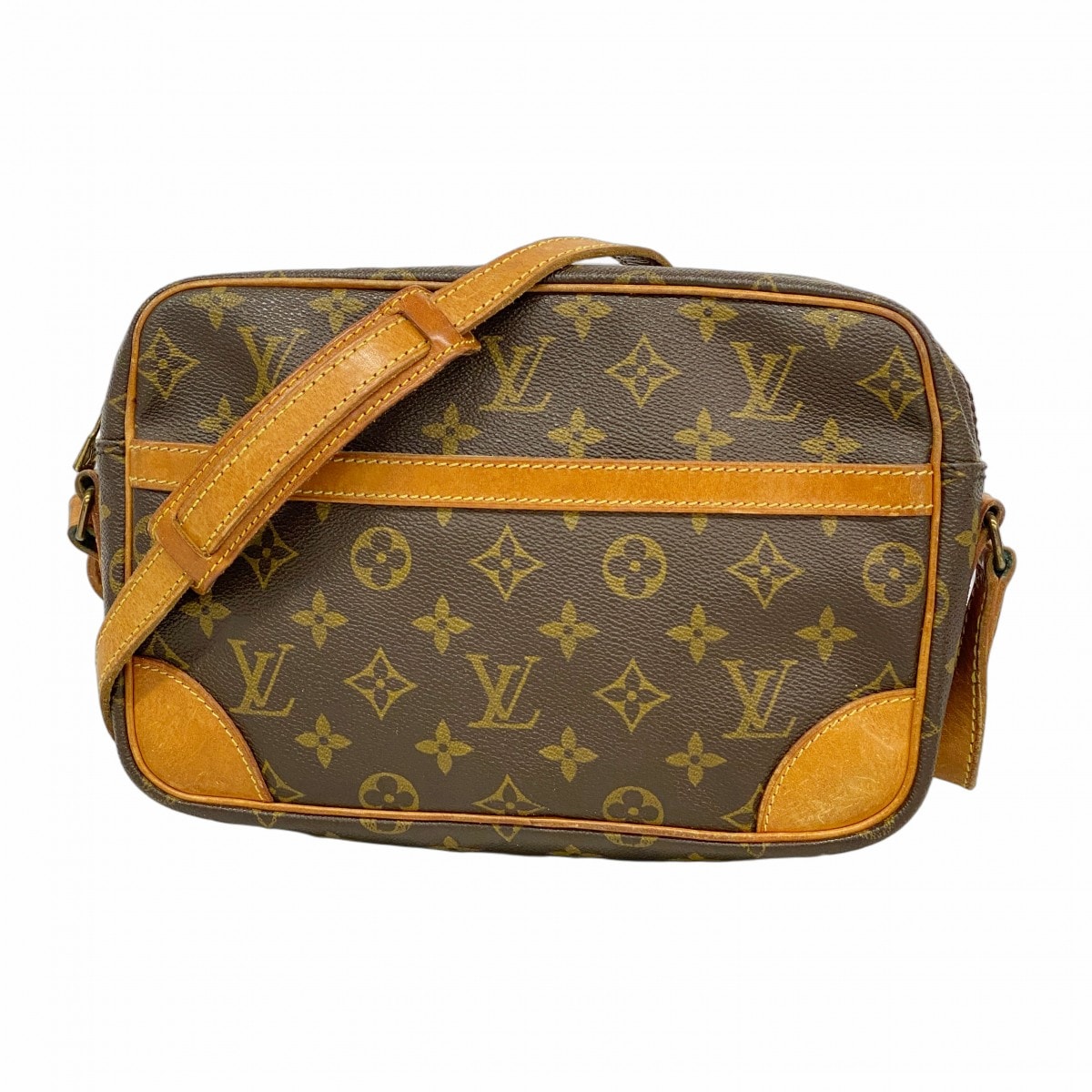 【6dc2641】ルイヴィトン ショルダーバッグ モノグラム トロカデロ27 M51274 ブラウン【中古】レディース