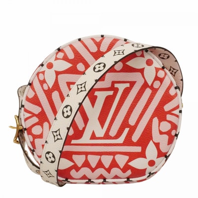 【6dc2390】ルイヴィトン ショルダーバッグ LVクラフティ ボワットシャポースープル M45364 レッド ホワイト【中古】レディース