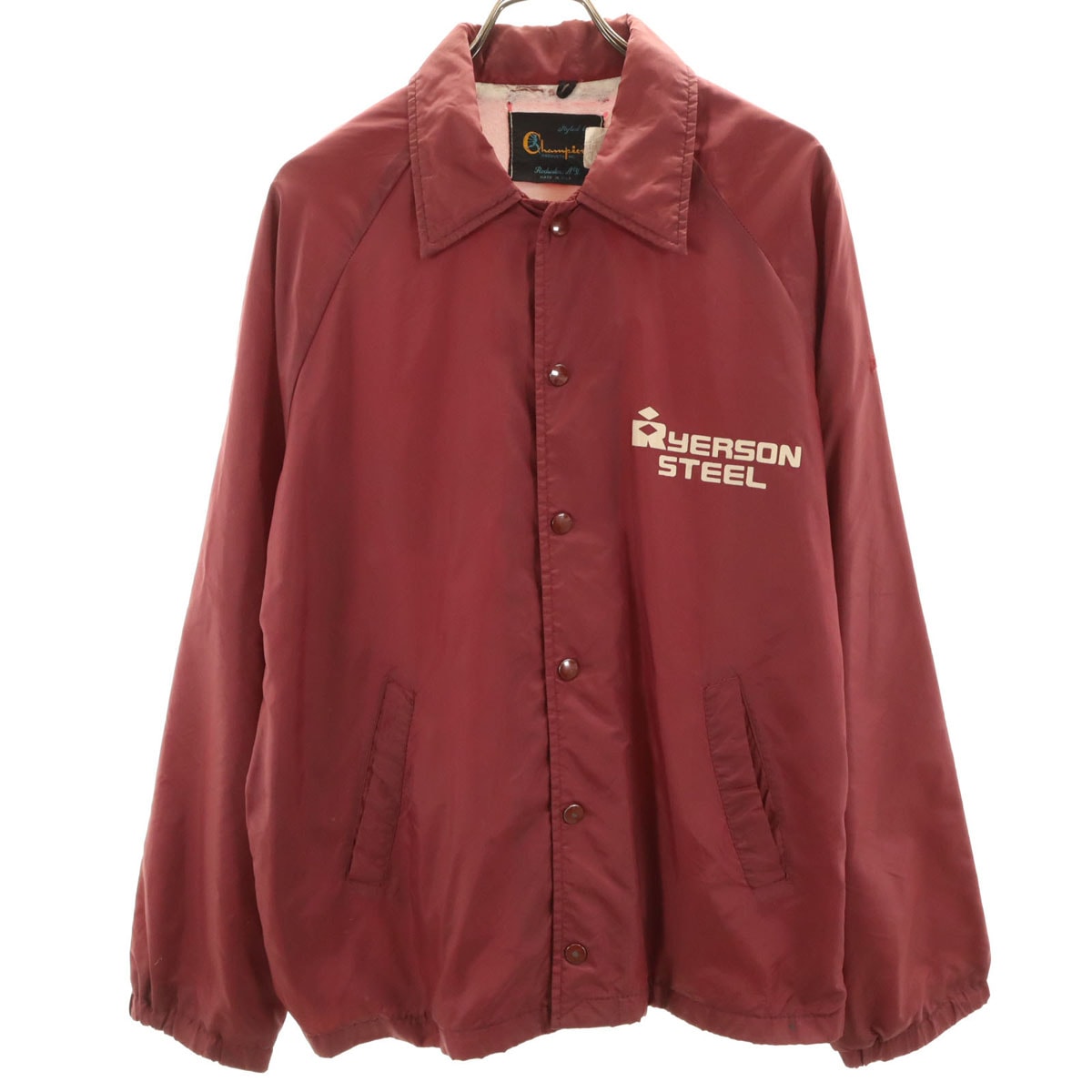 Champion チャンピオン 70s ランタグ USA製 ヴィンテージ コーチジャケット L ボルドー