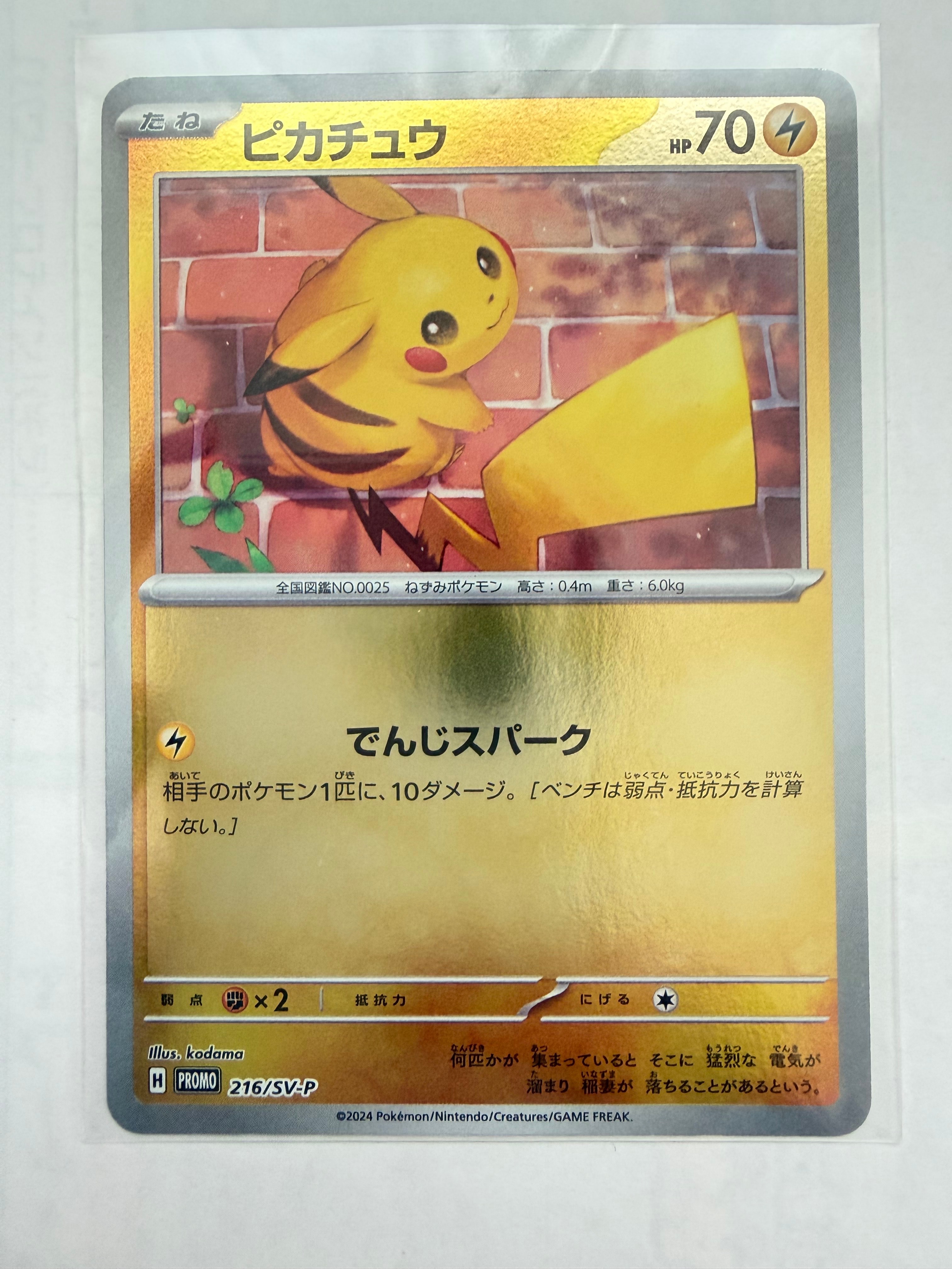 PSA10 ポケカの夏がキタ！ピカチュウPROMO 216/SV-P PSA10】ピカチュウ ポケカの夏がキタ プロモカード｜Yahoo!フリマ（旧
