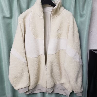 Nike Big Swoosh Boa Jacket "Light Bone/Sail"