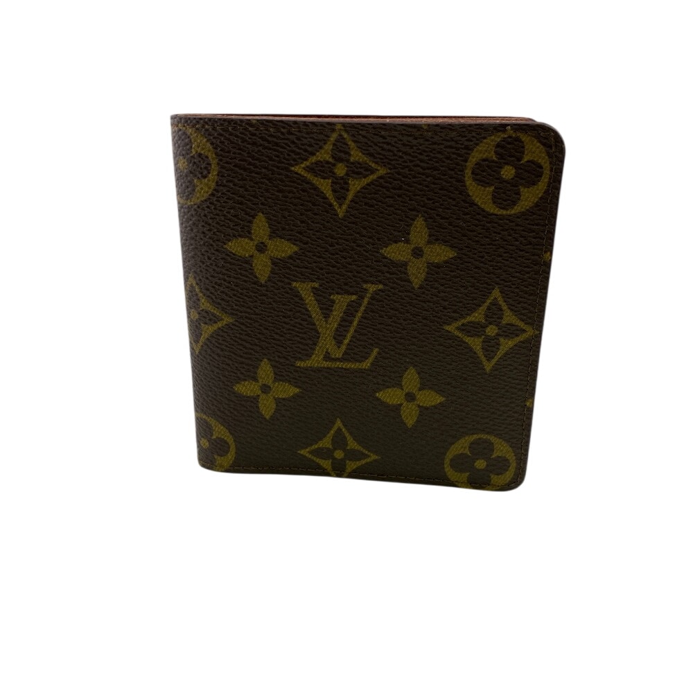 ルイヴィトン LOUIS VUITTON 札入れ モノグラム ポルト ビエ カルト ブルー ヴィンテージ 二つ折り 札入れ カードケース パスケース M60905 ブラウン